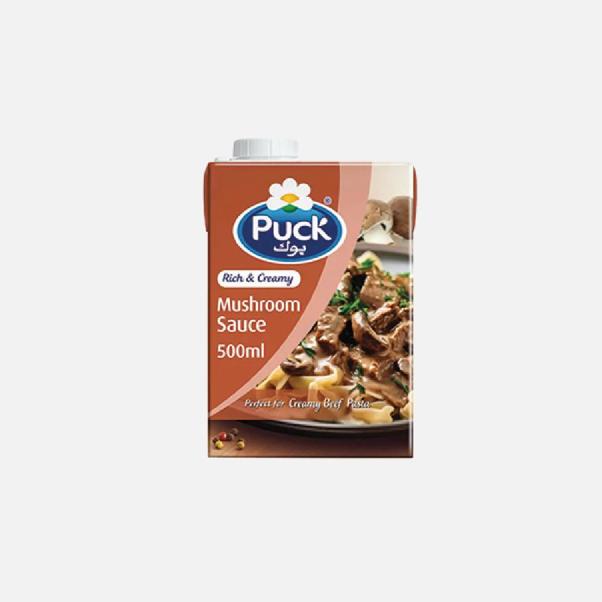 Puck Mushroom Sauce with Pepper