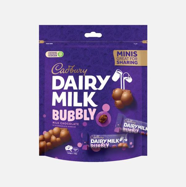Cadbury Dairy Milk Bubbly Minis (Bag)
