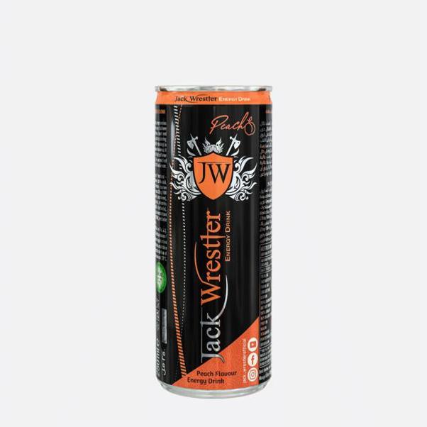 Jack Wrestler Peach Flavour Energy Drink