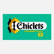 Chiclets Spearmint Flavored Chewing Gum