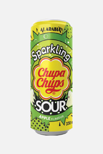 Chupa chups Sparkling Ekşi Yeşil elma Aromalı Gazlı İçecek
