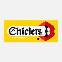 Chiclets Peppermint Flavored Chewing Gum