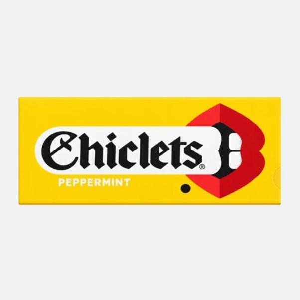 Chiclets Peppermint Flavored Chewing Gum